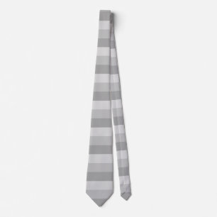 Elegant Pastel Silver Bars Neck Tie Krawatte