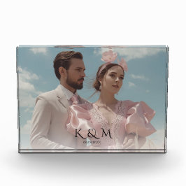 Elegant Pastel Vintage picture Wedding  Fotoblock
