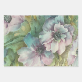 Elegant Pastel Wrapping Paper for Weddings & Gifts Geschenkpapier Set