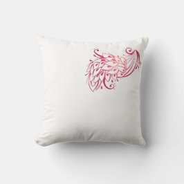 Elegant Peacock Feather Square Pillow | Luxurious Kissen