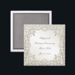 Elegant Pearl 30. Wedding Anniversary Magnet<br><div class="desc">Ein Digitalbcon-Bilddesign mit einer satinperlen Perlenfarbe und blühend Design-Thema mit einer Vielzahl von individuellen Bildern, Formen, Mustern, Stilen und Schriftart in diesem einzigartigen "Elegant Pearl 30th Wedding Anniversary" Magnet. Dieses elegante und ansprechende Design wird durch eine individuell anpassbare Textschrift ergänzt, die Ihren eigenen besondere Anlass zum Anzug bringt. KOMPLETT IHRE...</div>