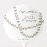Elegant Pearl Necklace Brautparty Ballon<br><div class="desc">Elegantes Silver Pearl Necklace Brautparty Balloon . Es ist sehr einfach,  mit Ihren persönlichen Daten zu personalisieren. Matching-Elemente verfügbar.</div>