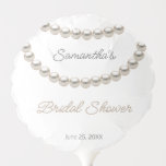 Elegant Pearl Necklace Brautparty Ballon<br><div class="desc">Elegantes Silver Pearl Necklace Brautparty Balloon . Matching-Elemente verfügbar.</div>