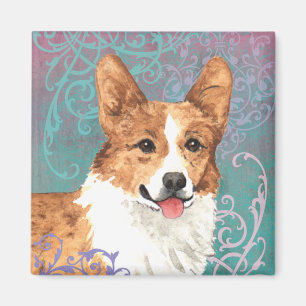 Elegant Pembroke Welsh Corgi Magnet