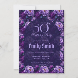 Elegant Peonies Accent Romantic Party Einladung
