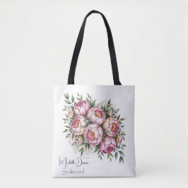 Elegant Peony Floral Bridesmaids Gefallen