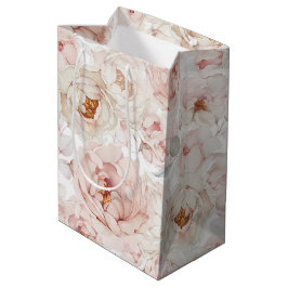 Elegant Peony Mittlere Geschenktüte