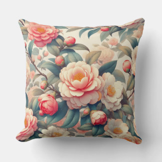 "Elegant Peony Pattern" Kissen