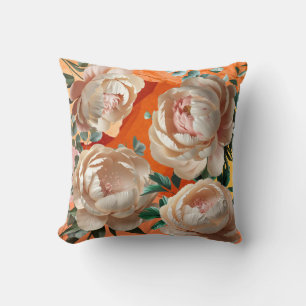 Elegant Peony Throw Kissenfloral Zuhause Décor Kissen
