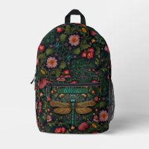 Elegant Personalisieren Vintage Libelle Boho Chic
