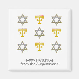 Elegant Personalisiert Hanukkah Magnet
