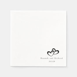 Elegant Personalisiert Wedding Napkins Serviette
