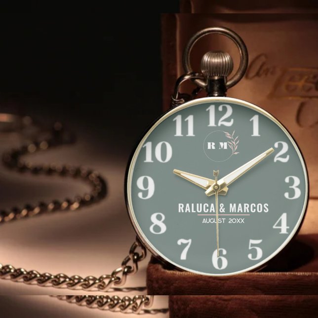 Elegant Personalized Monogram Perfect Gift Armbanduhr (Von Creator hochgeladen)