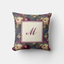 Elegant Personalized Stylish Romantic Floral Chic Kissen