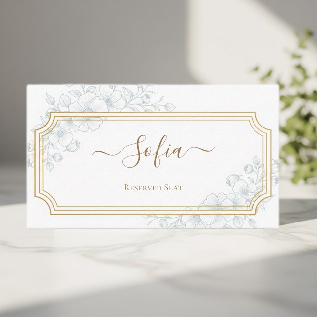 Elegant personalized wedding placeholder platzkarte (Von Creator hochgeladen)
