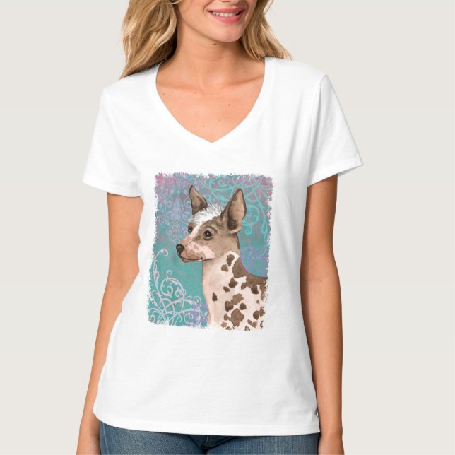 Elegant Peruvian Inca Orchid T-Shirt (Vorderseite)