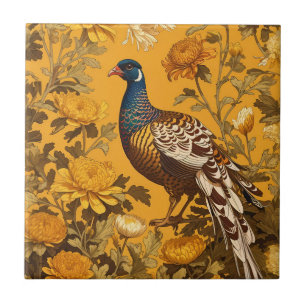 Elegant Pheasant William Morris Inspiriert Fliese