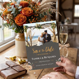 Elegant Photo Wedding – Modern Formal Fall Country Save The Date