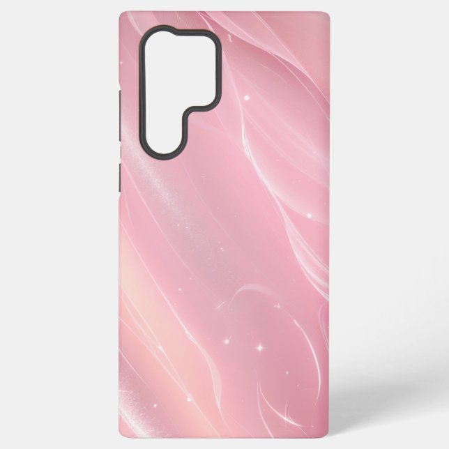 Elegant Pink Aurora Phone Case Samsung Galaxy Hülle (Rückseite)