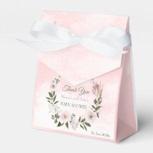 Elegant Pink Baby Shower Vielen Dank Geschenkschachtel