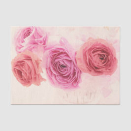 Elegant pink bouquets  seidenpapier