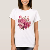 Elegant Pink Floral Bouquet | Vintage Rose