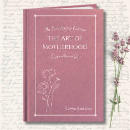 Elegant Pink Floral Storybook Mother’s Day Photo Karte