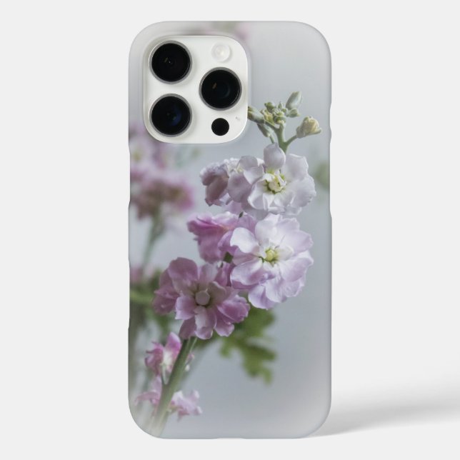 Elegant Pink Flowers Custom iPhone Case (Rückseite)