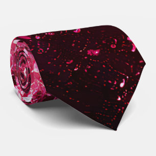 Elegant Pink Funkelnd Sequin Neck Tie Krawatte
