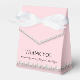 Elegant Pink Glam Tiffany Theme Baby Shower Geschenkschachtel