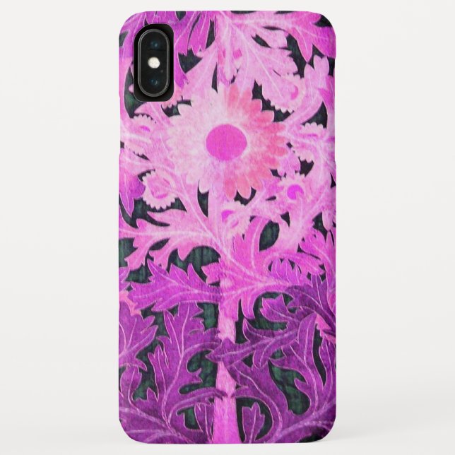 ELEGANT PINK LILA DAISY Floral Blätter Case-Mate iPhone Hülle (Rückseite)