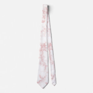 Elegant Pink Marble Neck Tie Krawatte