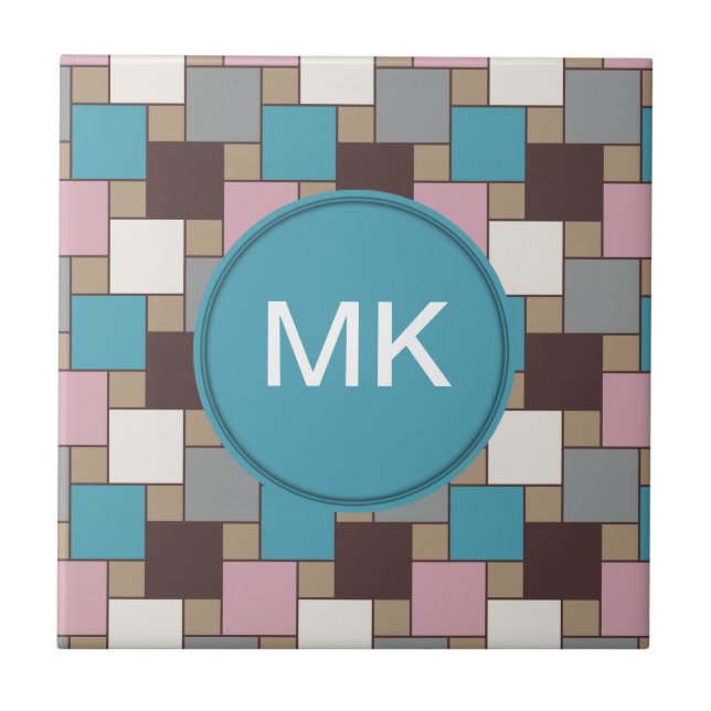 Elegant Pink Nectar Fliese (Vorderseite)