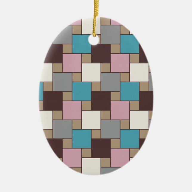 Elegant Pink Nectar Keramikornament (Vorne)