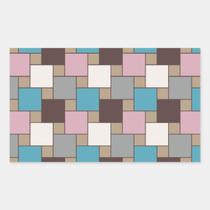 Elegant Pink Nectar Rechteckiger Aufkleber