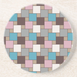 Elegant Pink Nectar Sandstein Untersetzer