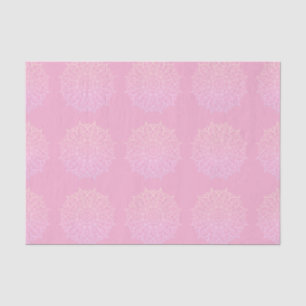 Elegant Pink Ombre Mandala Decoupage Kunst-Geschen Seidenpapier