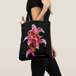 Elegant Pink Oriental Lilies
