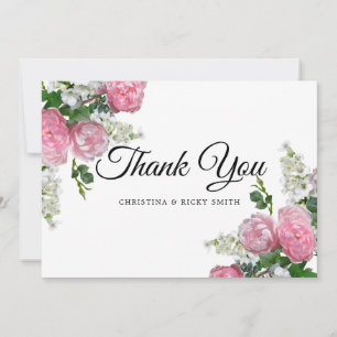Elegant Pink Rose Bouquet Blume Hochzeit Danke