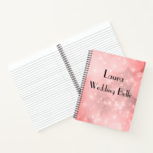Elegant Pink Sparkle Personalisiert Wedding Belle