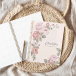 Elegant Pink Watercolor Peony Florals Personalized Planer<br><div class="desc">Our gorgeous peonies planner features our hand-painted watercolor peony florals in light dusty blush pink and deep blush pink with dusty sage green leaves and greenery. Our romantic and elegant design with our beautifully arranged florals creates a unique design layout. Our watercolor peony flowers are arranged to create this beautiful...</div>