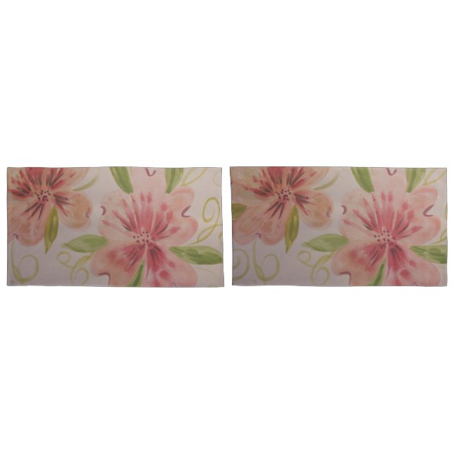 Elegant Pinks Kissenbezug (Rückseite-Set)