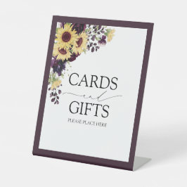 Elegant Plum Lila Sockelschild