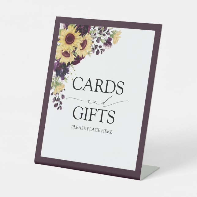 Elegant Plum Lila Sockelschild (Vorderseite)