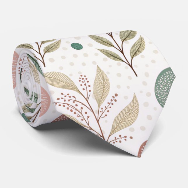 Elegant Polka Dot Tie for Work or Special Occasion Krawatte (Gerollt)