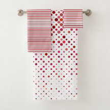 Elegant Polka Dots Parallel Lines Graphic Pattern