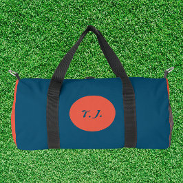 Elegant Practical Monogramed Duffle Bag