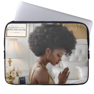 Elegant Praying Mother Laptop Sleeve