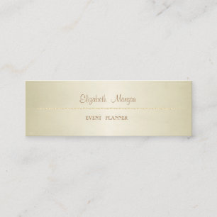 Elegant Professionell Minimalistisch Einfach Mini Visitenkarte