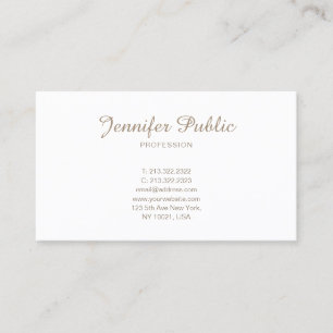 Elegant Professionell Minimalistisch Modern Smart Visitenkarte